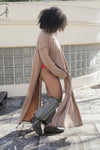 BASERANGE 24 Autumn and Winter SHAW PUNICA Long Sleeve Tunic Portugal BAS-DRSPL-CH-AU24-ZHUANHEI Brick (Black)